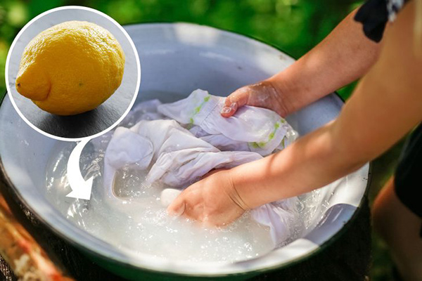 Limpiar ropa amarillenta con zumo de limón