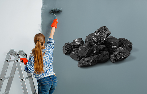 Eliminar olor a pintura con carbón vegetal